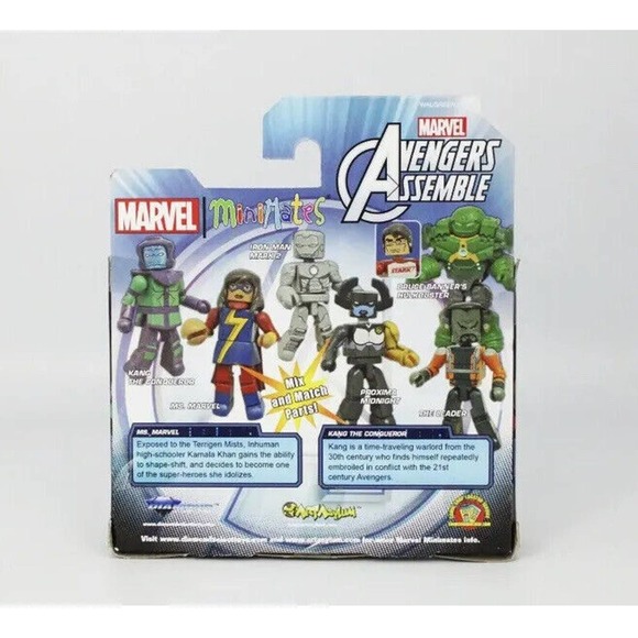 Marvel Minimates Walgreens Exclusive Ms. Marvel & Kang The Conqueror - Picture 3 of 6